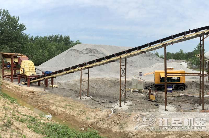 一次成型砂石生產(chǎn)現(xiàn)場(chǎng) 一次成型砂石生產(chǎn)現(xiàn)場(chǎng)